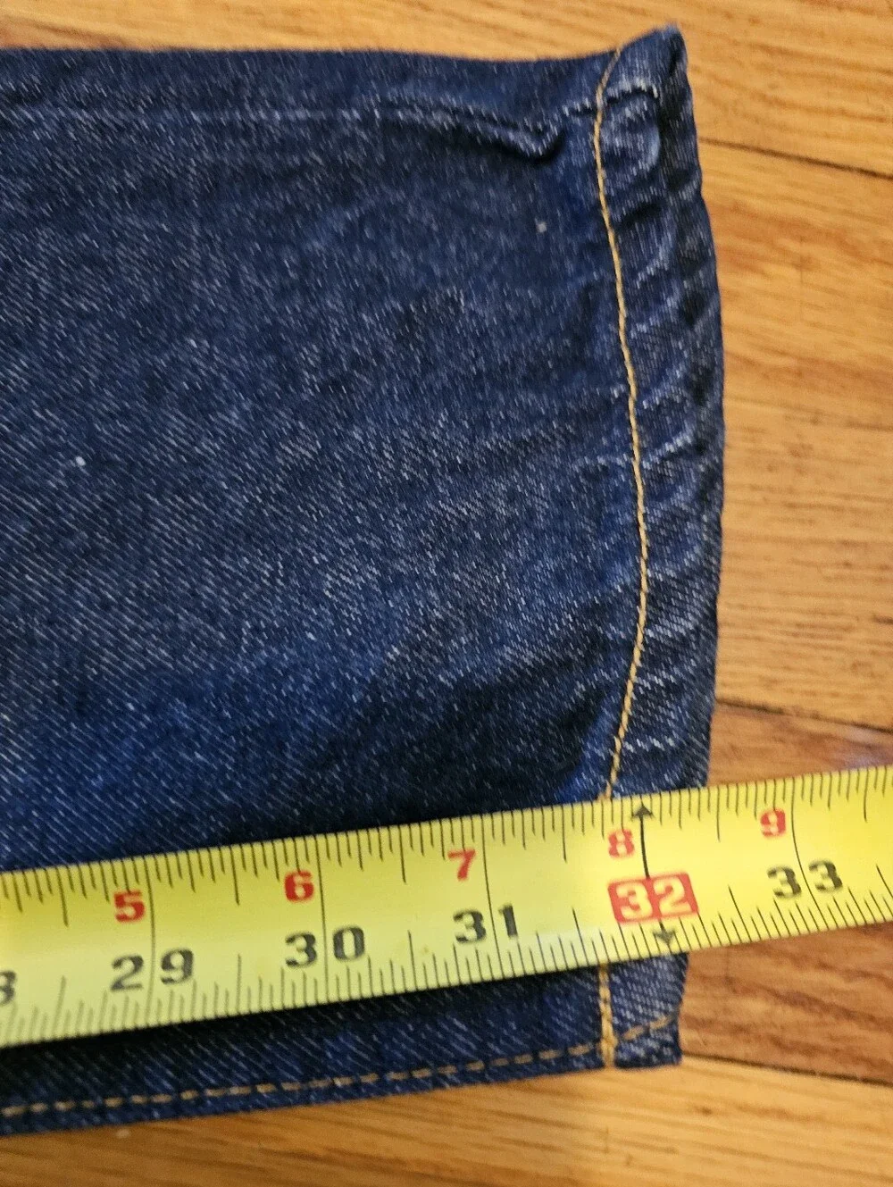 Levi's Vintage 1989  505-0216 Blue Denim Straight Leg Jeans Men's Size 32x32 NWT